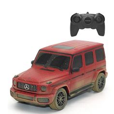 Машина р/у RASTAR 1:24 Mercedes-Benz G63 AMG-Muddy version, красный, 2,4G с эфф. загрязн.