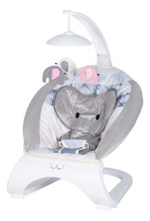Электронные качели для новорожденных Farfello 88958, цвет серый