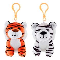 Сувенир новогодний Homeclub Игрушка-брелок Тигр текстиль 11,5 см в ассортименте