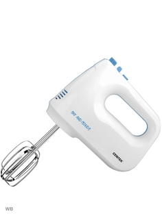 Миксер Centek CT-1128 (бел/синий) 400 Вт, 6 скоростей + турбо, взбивание, замешивание No Brand