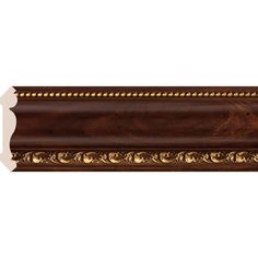 Багет Cosca Карниз 89, красное дерево с золотом, 146-1084 No Brand