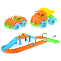Игровой набор Автотрек 1,8 м с 2 машинками Knopa