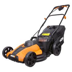 Аккумуляторная газонокосилка WORX WG744E 2 АКБ х 20 В АКБ и ЗУ в комплекте