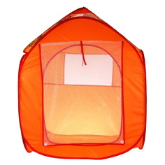 Палатка детская игровая Зебра в клеточку 83х80х105 см. в сумке Играем Вместе GFA-ZEBRA-R