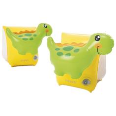 Нарукавники надувные INTEX DINOSAUR ARM BANDS (Динозавр), 3-6 лет, 23x20см