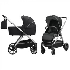 Коляска 2в1 Carrello Symbol CRL-6514, Night Black (Черный)