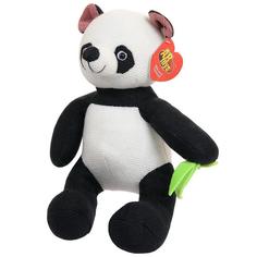 Мягкая игрушка Abtoys Knitted Панда вязаная, 21 см