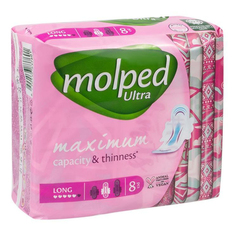 Прокладки женские гигиенические Molped Макси 8 шт