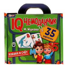 Настольная игра обучающие карточки Умные игры, Азбука и счет М. Жукова