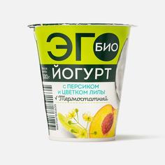 Йогурт ЭГО с персиком и цветами липы 2,8% 300 мл