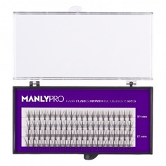 Набор ресниц Manly Pro в пучках 10, 12 мм РП10