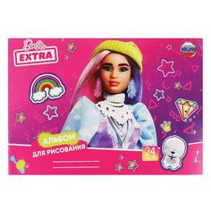 Альбом д/рис БАРБИ 24л скр диз 1 барби экстра Умка в кор.30шт