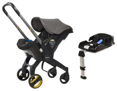 Автокресло-переноска группа Doona + Isofix, grey hound