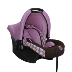 Автокресло переноска Siger SG321 розовые совы, серия Kids Planet Luna, 0-13 кг 0-13 кг