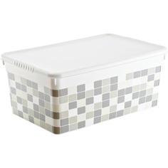 FunBox Ящик для хранения Deco 10л Плитка 47026