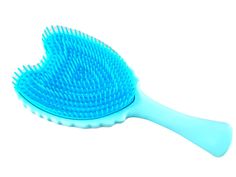 Массажная расческа для волос, распутывающая волосы, Крылья, голубая No Brand