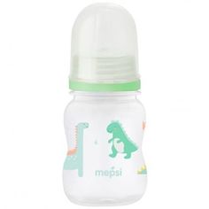 Mepsi Бутылочка из ПП Dino с силиконовой соской (6) 125мл 0+