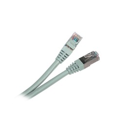 Кабель витая пара патч-корд Hyperline PC-LPM-STP-RJ45-RJ45-C5e-3M-LSZH-GY 3.0m