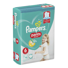 Подгузники-трусики Pampers Pants Jumbo Extra Large 6 (15+ кг) 38 шт