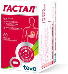 Гастал таблетки 60 шт. Teva