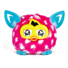 Интерактивная игрушка Furby Boom в горох розовая 12 см