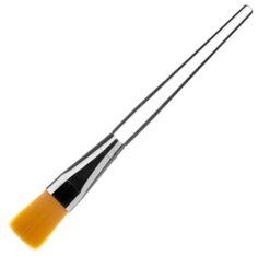 Кисть для маски и парафина, нейлон, длина ручки 9,5см (02 Оранжевый ворс) Evabond