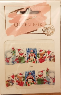 Дизайн для ногтей «Новогодний» Queen Fair