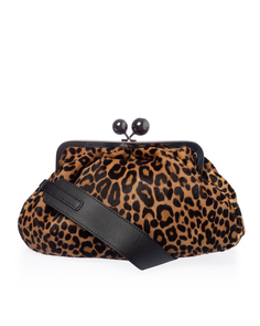 сумка из кожи MaxMara_Weekend MURGE UNI леопардовый