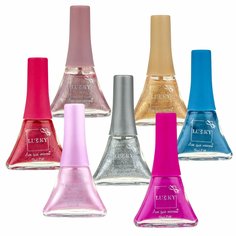 Лак для ногтей Lucky с блестками 5,5 мл в ассортименте