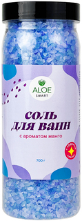 Мерцающая соль для ванны ALOEsmart с ароматом манго