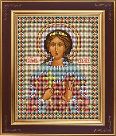 Набор для вышивания бисером GALLA COLLECTION М 208 Св. Вероника 12х15 см, арт.М208