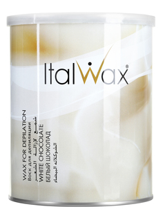 Воск для депиляции Italwax горячий, жидкий, для удаления волос, белый шоколад, 800 мл