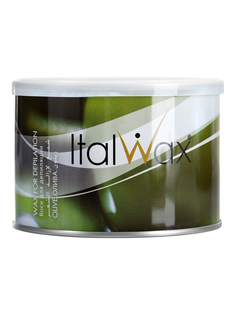 Воск для депиляции Italwax горячий, жидкий, для удаления волос, в банке, олива, 400 мл