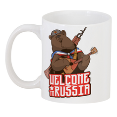 3D кружка Printio Welcome to russia 330 мл