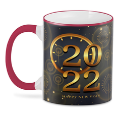 3D кружка Printio Новый год 2022 330 мл