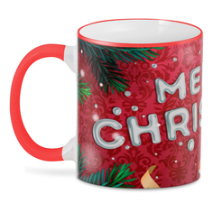 3D кружка Printio Merry christmas 330 мл