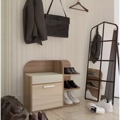 Тумба для обуви "Ивушка 6" punto бежевая No Brand