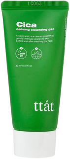Гель для очистки лица Ttat с экстрактом чайного дерева Cica Calming Cleansing Gel Mini No Brand