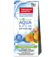 Набор косметический: AQUA-крем для лица, 45 мл + AQUA-крем для рук, 45 мл Fitoкосметик