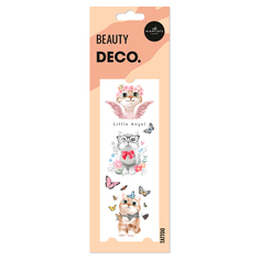 Татуировка для тела DECO WATERCOLOR STORY by MIAMITATS переводная (Cutie)