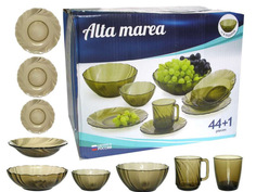 Столовый серв. 62207 КОРАЛЛ "ALTA MAREA" 45пр. стекло