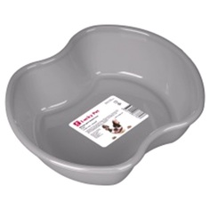 Миска для животных LUCKY PET 0,8л (серый) Бытпласт
