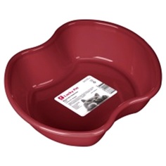 Миска для животных LUCKY PET 0,8л (бордовый) Бытпласт