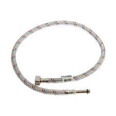 Подводка для смесителя "СТМ", 1/2"xМ10, 80 см, нерж.сталь, длинный штуцер STM