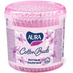 Ватные палочки Aura Beauty, пластиковый стакан, арт. 229687, 200шт. х 5 уп.