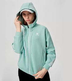 Толстовка женская KELME 6133WT2020-402 голубая 3XL
