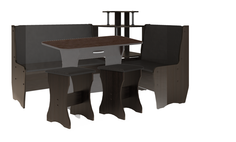 Кухонный набор Трапэзи Тессера punto коричневая Atlant