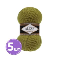 Пряжа ALIZE LanaGold (758), хаки, 5 шт. по 100 г Alize_LG_758