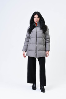 Пальто женское Maritta 26-3026-10 серое 44 EU