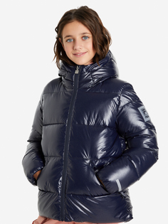 Куртка утепленная для девочек FILA, Синий, размер 158
